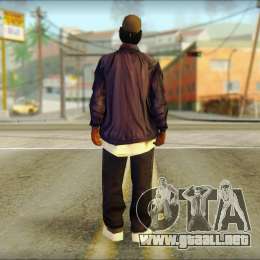 Eazy-E Blue Skin v1 para GTA San Andreas segunda pantalla