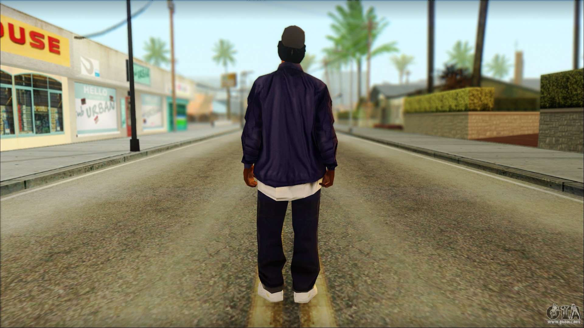 Eazy-E Blue v2 para GTA San Andreas segunda pantalla