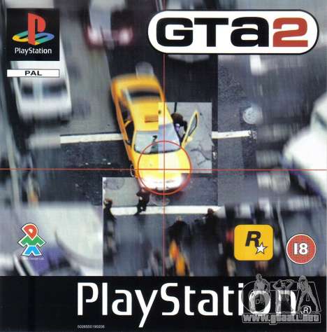 Comunicados de la década de los 90 GTA 2 para PS en Europa