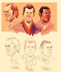 Fan Art GTA 5: navidad actualización