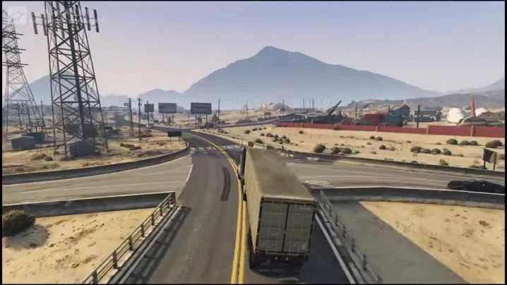 La diversión de GTA 5 - el Entretenimiento de los camioneros