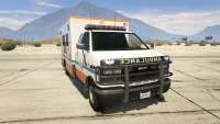 GTA 5 Brute Ambulance Los Santos Medical Center - vista frontal