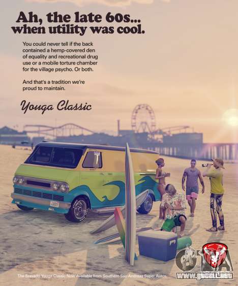 Vehículo nuevo Bravado Youga Classic para GTA Online