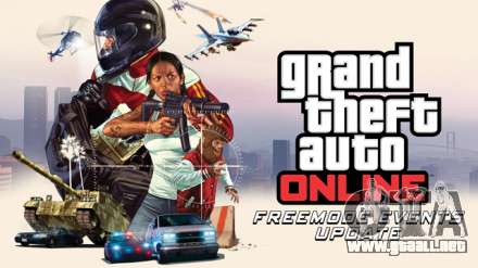 Artículos exclusivos, descuentos, y más de la última semana, de viernes a domingo, en el nombre de Freemode Eventos de Actualización para GTA Online.