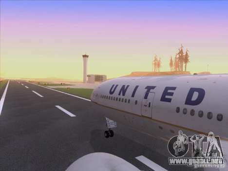 Boeing 777-200 United Airlines para GTA San Andreas