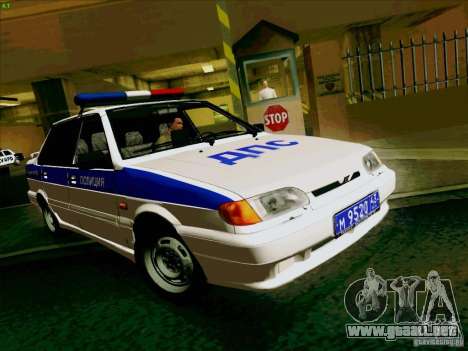 VAZ 2115 policía para GTA San Andreas
