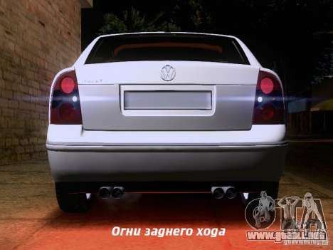 Volkswagen Passat B5+ para GTA San Andreas