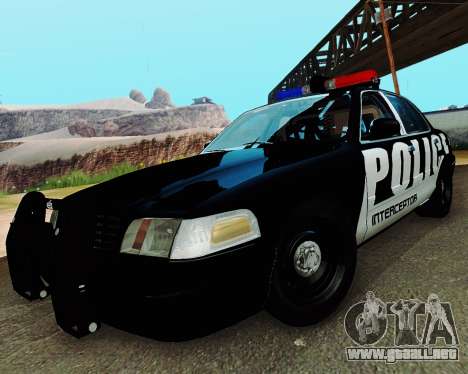 Ford Crown Victoria Police Interceptor 2011 para GTA San Andreas