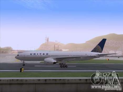 Boeing 777-200 United Airlines para GTA San Andreas