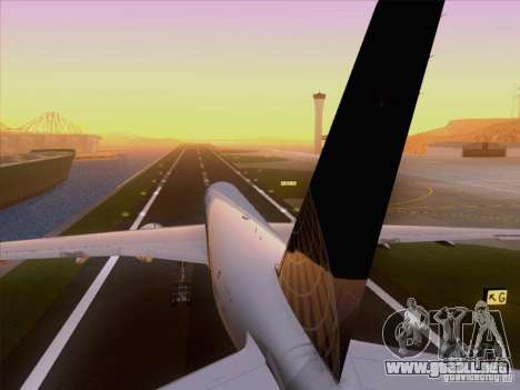 Boeing 777-200 United Airlines para GTA San Andreas