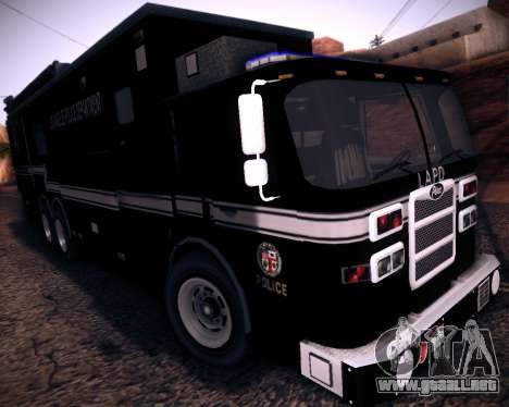 Pierce Contendor LAPD SWAT para GTA San Andreas