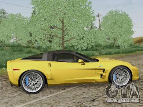 Chevrolet Corvette ZR1 para GTA San Andreas