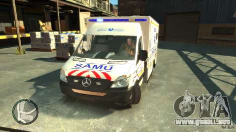 Mercedes-Benz Sprinter Ambulance para GTA 4