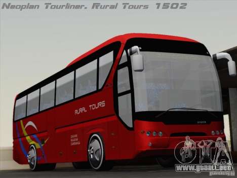 Neoplan Tourliner. Rural Tours 1502 para GTA San Andreas