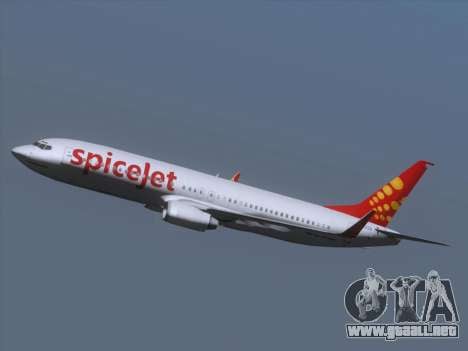 Boeing 737-8F2 Spicejet para GTA San Andreas