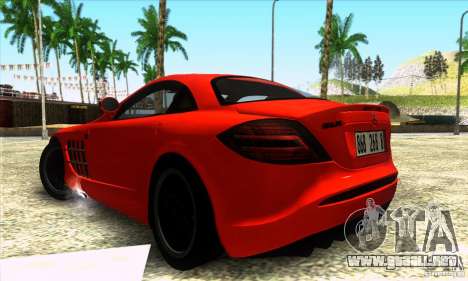 Mercedes Mclaren SLR 722 para GTA San Andreas