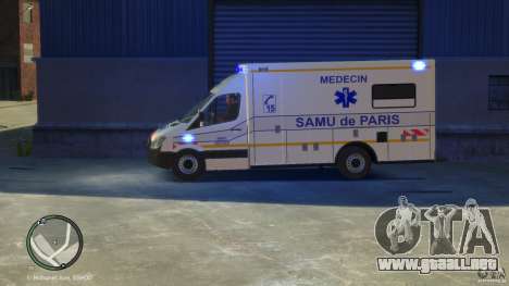 Mercedes-Benz Sprinter Ambulance para GTA 4