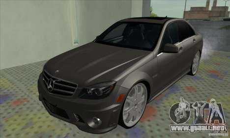 Mercedes-Benz C63 Dub para GTA San Andreas