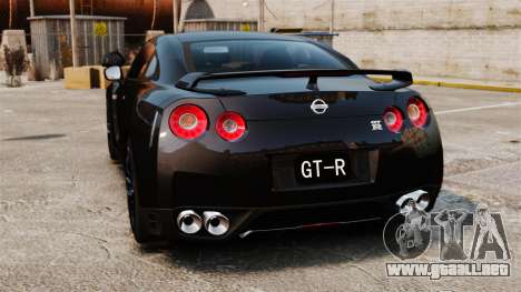 Nissan GT-R Black Edition (R35) 2012 para GTA 4