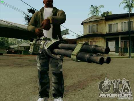 Ametralladora de Duke Nukem Forever para GTA San Andreas