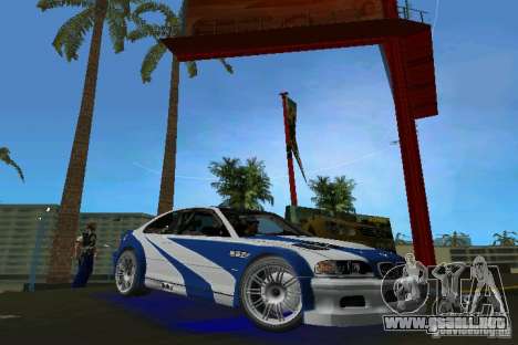 BMW M3 GTR NFSMW para GTA Vice City