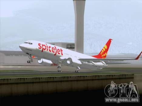 Boeing 737-8F2 Spicejet para GTA San Andreas