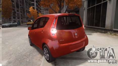 Vauxhall Agila 2011 para GTA 4