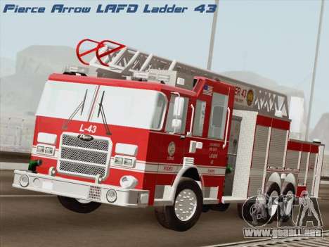 Pierce Arrow LAFD Ladder 43 para GTA San Andreas