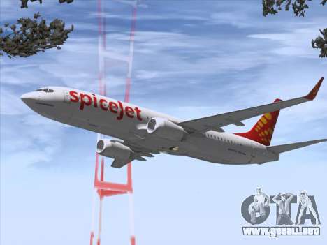 Boeing 737-8F2 Spicejet para GTA San Andreas