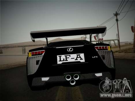 Lexus LFA Nürburgring Edition para GTA San Andreas