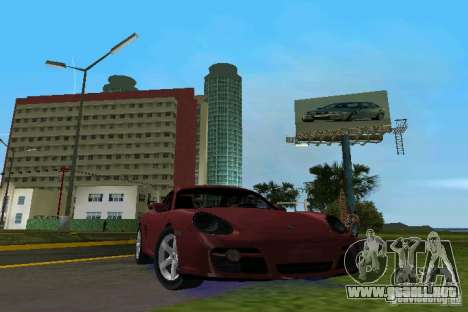 Porsche Cayman para GTA Vice City