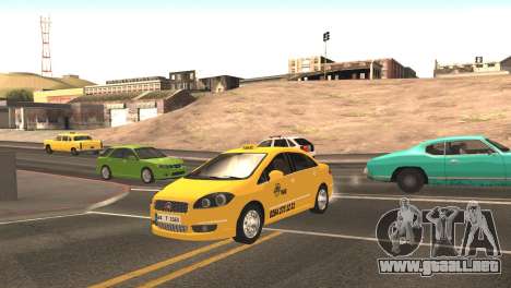 Fiat Linea Taxi para GTA San Andreas