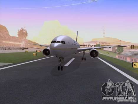 Boeing 777-200 United Airlines para GTA San Andreas