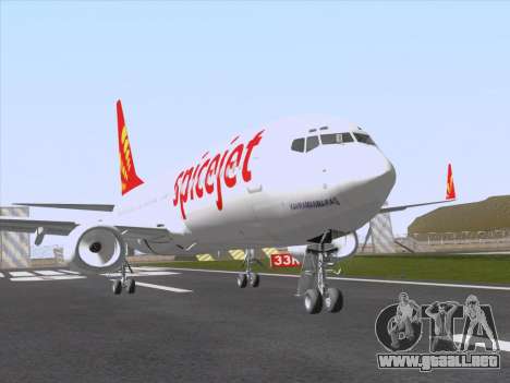 Boeing 737-8F2 Spicejet para GTA San Andreas