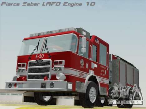 Pierce Saber LAFD Engine 10 para GTA San Andreas