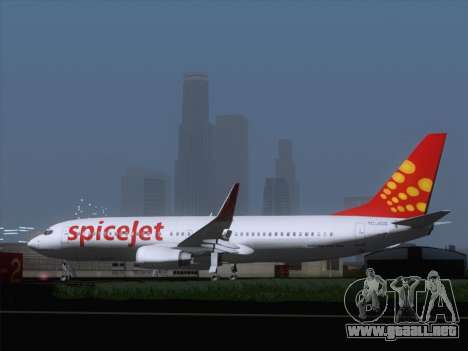 Boeing 737-8F2 Spicejet para GTA San Andreas