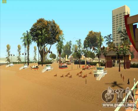 Modern beach in Los-Santos para GTA San Andreas