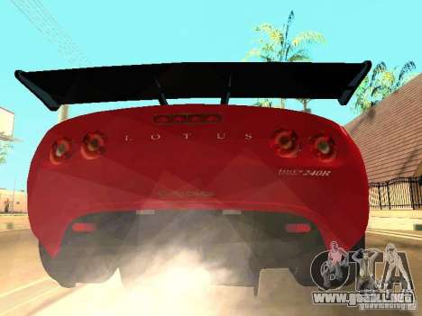 Lotus Exige 240R para GTA San Andreas