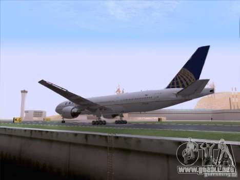 Boeing 777-200 United Airlines para GTA San Andreas