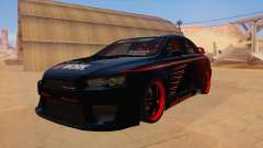 Mitsubishi Lancer Evolution X Pro Street para GTA San Andreas