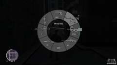 GTA 5 Weapon Wheel HUD para GTA 4