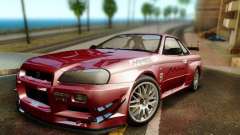 Nissan R34 Skyline GT-R para GTA San Andreas