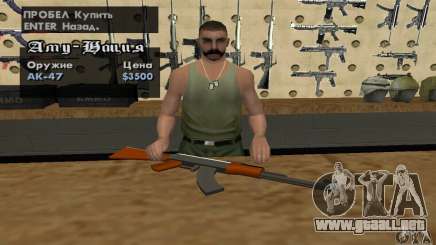 La nueva AK-47 para GTA San Andreas