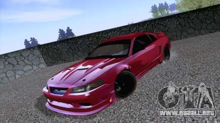 Ford Mustang SVT Cobra 2003 Black wheels para GTA San Andreas
