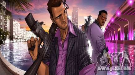 Pantalla de arranque de Vice City para GTA San Andreas