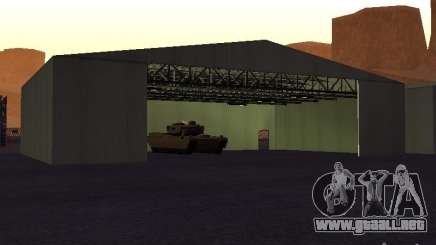 La ametralladora del tanque para GTA San Andreas