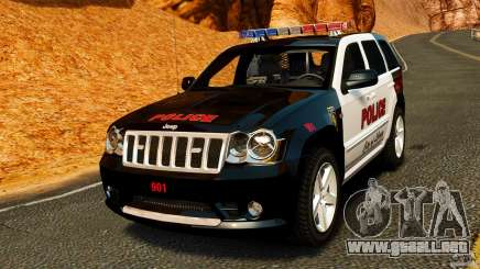 Jeep Grand Cherokee SRT8 2008 Police [ELS] para GTA 4