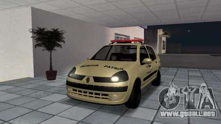 Renault Clio Symbol Police para GTA San Andreas