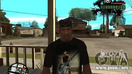 Rammstein camiseta v1 para GTA San Andreas