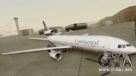 McDonell Douglas DC-10-30 Continental para GTA San Andreas